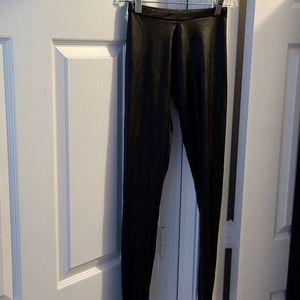 Zara kids faux leather leggings